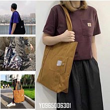卡哈特帆布拼接包 水桶包 carhartt wip單肩託特包手提包斜跨潮包 歷史價格詳細信息