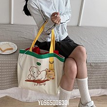 通勤可愛卡通米奇公仔手提單肩托特包休閑大容量2024新款帆布布包 歷史價格詳細信息