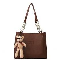 秋冬大容量純色子母包ins超火單肩斜挎包Pu水桶包女學生側背包斜背水桶包 流行 歷史價格詳細信息