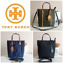 Tory Burch TB購物袋 手提包 大容量 托特包 tory單肩斜跨包 經典logo帆布配皮休閒公文包 時尚肩背包 歷史價格詳細信息