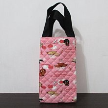 ~琴姐ㄉ店~C181M270~可愛臘腸拼布水壺袋,水壺提袋,小型提袋。便當袋。環保袋。飲料手提袋~ 歷史價格詳細信息