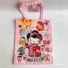 [Kitty 旅遊趣] Hello Kitty 手提袋 凱蒂貓與EDWIN聯名款 帆布提袋 側背提袋 A4可放 歷史價格詳細信息