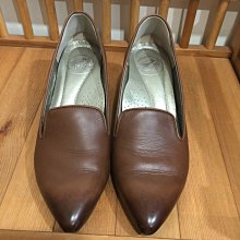 Ann’S手工縫製粗線金釦綿羊皮全真皮平底紳士鞋-棕(版型偏大) 歷史價格詳細信息