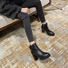 ????????中跟鞋????短靴女春秋2023新款韓版高跟女鞋細跟靴子秋尖頭裸靴單靴馬丁靴女  性感 美麗 百搭 職業鞋（滿599元免運） 歷史價格詳細信息