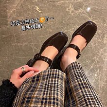 法式復古珍珠粗跟瑪麗珍鞋女2023新款秋季圓頭百搭淺口黑色單鞋子 歷史價格詳細信息