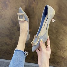 【熱銷精選】高跟鞋女夏季配裙子設計感小眾低跟夏天百搭新款單鞋溫柔超火 歷史價格詳細信息