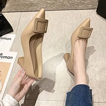 【熱銷精選】高跟鞋女夏季配裙子設計感小眾低跟夏天百搭新款單鞋溫柔超火 歷史價格詳細信息