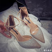 【熱賣精選】高跟鞋一字帶晚晚風中跟涼鞋女新款夏淑女溫柔法式粗跟氣質黑色小跟高跟 歷史價格詳細信息