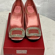 *** Roger Vivier 全新現貨閃電藍金釦4.5 cm鞋 -37 *** 歷史價格詳細信息