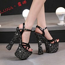 性感拼色防水臺拼色愛心粗跟超高跟短靴14cm桃心淺藍色粉色馬丁靴 歷史價格詳細信息