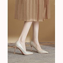 女鞋 高跟鞋女新款秋季尖頭細跟單鞋女蝴蝶結配裙子氣質名媛小香風 歷史價格詳細信息