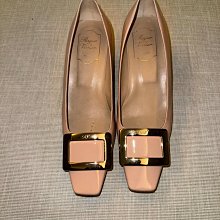 *** Roger Vivier 全新現貨閃電藍金釦4.5 cm鞋 -37 *** 歷史價格詳細信息