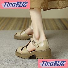 女鞋 厚底小皮鞋女夏季新款真皮粗跟樂福鞋英倫風黑色高跟學生女鞋 歷史價格詳細信息