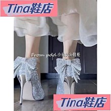 Tina鞋店  【高跟鞋】氣質名媛涼鞋 尖頭高跟鞋 小眾半包頭細跟鞋 年新款春夏水鑽高跟涼鞋 超仙一字式扣帶女鞋- 歷史價格詳細信息