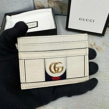 GUCCI 經典 GG LOGO荔枝牛皮翻蓋短夾(紅) 歷史價格詳細信息