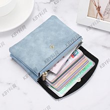 錢包卡包二合一體包女短款小眾復古日韓簡約時尚百搭折疊零錢皮夾~特價 歷史價格詳細信息