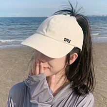 米白色棒球帽子女夏季新款韓系大頭圍深頂寬檐百搭顯臉小鴨舌帽潮 歷史價格詳細信息