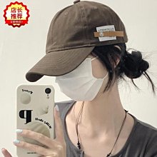 棒球帽子女春夏季純色防曬顯臉小加深大頭圍寬帽檐遮陽破洞鴨舌帽 歷史價格詳細信息
