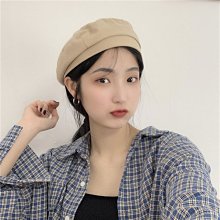 日系氣質貝雷帽女春秋季定型壓褶顯臉小優雅百搭透氣畫家帽子批發 歷史價格詳細信息