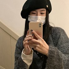 羊毛呢大頭圍貝雷帽女秋冬季2023新款顯臉小保暖畫家帽高品質蓓蕾 歷史價格詳細信息