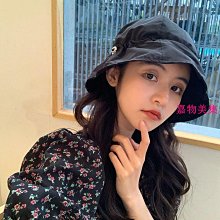 黑色漁夫帽女日系潮流遮臉大頭圍盆帽夏季時尚百搭遮陽防曬水桶帽#促銷 #現貨 #可開發票 歷史價格詳細信息