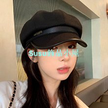 高端黑色貝雷帽韓系大頭圍顯臉小2024年畫家帽子女士春秋季蓓蕾帽 歷史價格詳細信息