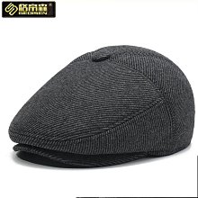 冬季帽子男前進帽夾棉鴨舌帽中老年人爸爸帽爺爺老頭帽加絨護耳帽 歷史價格詳細信息