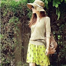 草帽日系蕾絲蝴蝶結飄帶草編帽子女夏季出游海邊沙灘太陽帽防曬遮陽帽 新品 歷史價格詳細信息