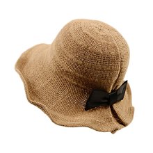 可摺疊褶皺布草帽女夏季出遊防曬沙灘太陽帽海邊度假漁夫帽子 歷史價格詳細信息