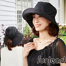 Sunlead 晴雨兩用款。雙面雙色可戴防曬寬緣遮陽帽 (格紋/黑色) 歷史價格詳細信息