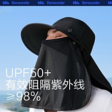 95折免運上新蕉下軌跡貝殼防曬帽女夏防紫外線加大帽檐空頂帽黑膠全遮光太陽帽 歷史價格詳細信息