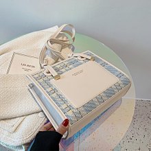 【熱賣精選】2021日常通勤大容量菱格帆布包單肩包 購物袋托特包手提帆布大包女19891 歷史價格詳細信息