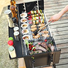 戶外燒烤架爐子野外聚餐木炭燒烤用具便攜式折疊炭烤加厚野營烤串 歷史價格詳細信息