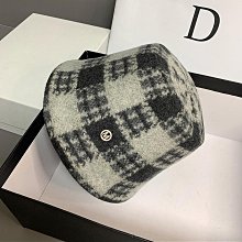 帽子女新款秋冬羊毛豹紋貝雷帽日系復古百搭畫家帽迷彩紋八角帽女 歷史價格詳細信息