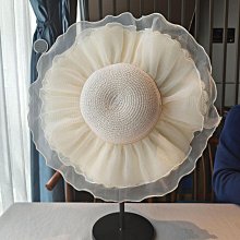 草帽仙范兒~夏天時尚款加大檐草編帽子海邊出游沙灘帽遮陽帽防曬草帽 新品 歷史價格詳細信息
