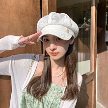 透氣網夏天鏤空蕾絲珍珠鴨舌帽休閒遮陽帽時尚透氣網帽 歷史價格詳細信息