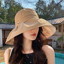 夏季太陽帽女款遮臉防紫外線騎車防曬帽吹不翻護頸大帽簷遮陽帽子 歷史價格詳細信息