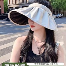 女夏季防紫外線2024新款遮陽帽遮臉大帽檐太陽帽顯臉小-萬物起源 歷史價格詳細信息