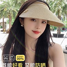 帽子女款2024新款夏季UPF50+遮陽帽大檐防紫外線空頂防曬帽【緻雅尚品】 歷史價格詳細信息