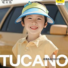 兒童防曬帽男童女孩夏季大帽簷遮陽帽海邊抗UV空頂遮陽帽男孩 歷史價格詳細信息