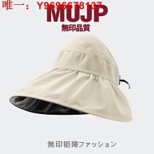 黑膠空頂帽防曬帽子女夏天大簷防太陽光遮陽帽可折曡大頭圍漁夫帽 歷史價格詳細信息
