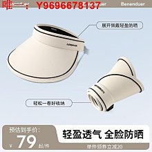 防晒帽遮陽帽女防曬防紫外線新款大帽檐空頂帽子冰絲透氣騎車顯臉小  现货 歷史價格詳細信息