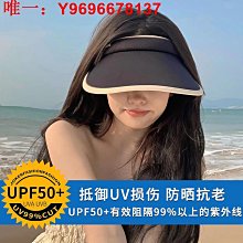 uv防曬帽子女夏季新款防紫外線遮臉大帽沿可扎馬尾遮陽空頂太陽帽 歷史價格詳細信息