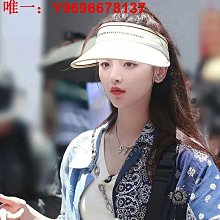 夏季新款防曬遮陽帽女士戶外防紫外線高顏值空頂帽涼感遮光女神帽  露天市集  全台最大的網路購物市集 歷史價格詳細信息