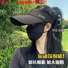 UPF50+防曬帽子女夏季新款騎車防紫外線大檐空頂遮陽帽遮臉太陽帽 歷史價格詳細信息