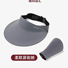 防曬帽 女生帽子 可折疊空頂防曬帽女款夏季黑色大頭圍帽檐遮陽帽遮臉防紫外線帽子 歷史價格詳細信息
