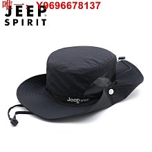JEEP吉普漁夫帽騎行防曬帽男士夏季戶外太陽男遮陽帽子登山帽徒步 太陽帽 叢林帽 釣魚帽 漁夫帽 抗紫外線 歷史價格詳細信息