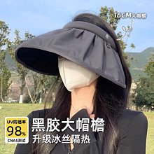 夏季大帽檐 防曬帽 防紫外線 空頂遮陽帽  騎車 全臉遮陽帽 歷史價格詳細信息