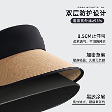 帽子女夏季黑膠遮陽防曬帽出遊防紫外線大簷漁夫帽騎行遮臉太陽帽 歷史價格詳細信息
