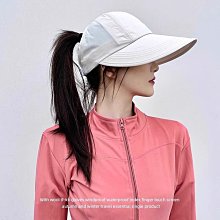 空頂遮陽防曬帽女2024新款夏季防紫外線騎電動車黑色發箍太陽帽子 歷史價格詳細信息
